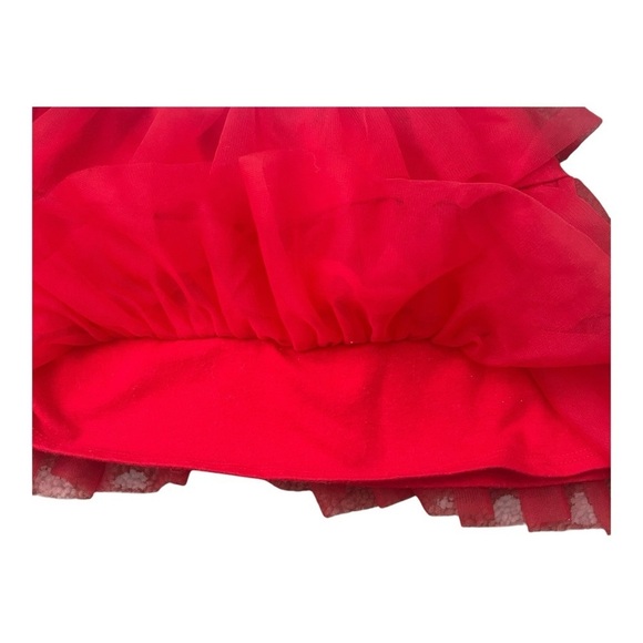 Wonder Nation Girls' 18 Mo tutu Love Heart Dress - Pink and Red long sleeve - Picture 5 of 8